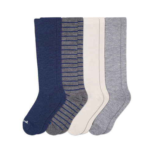 4 Pack - Men's Compression Socks