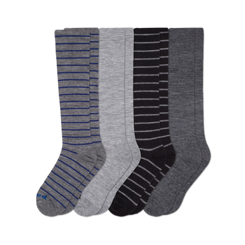 4 Pack - Men's Compression Socks