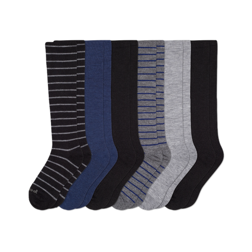6 Pack - Men's Compression Socks