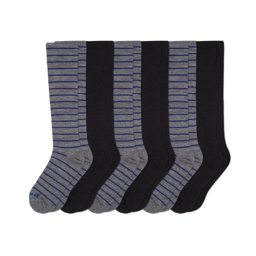6 Pack - Men's Compression Socks