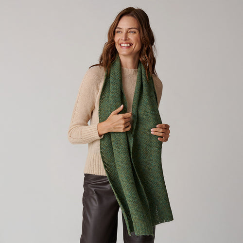 Women's Moss Stitch Scarf