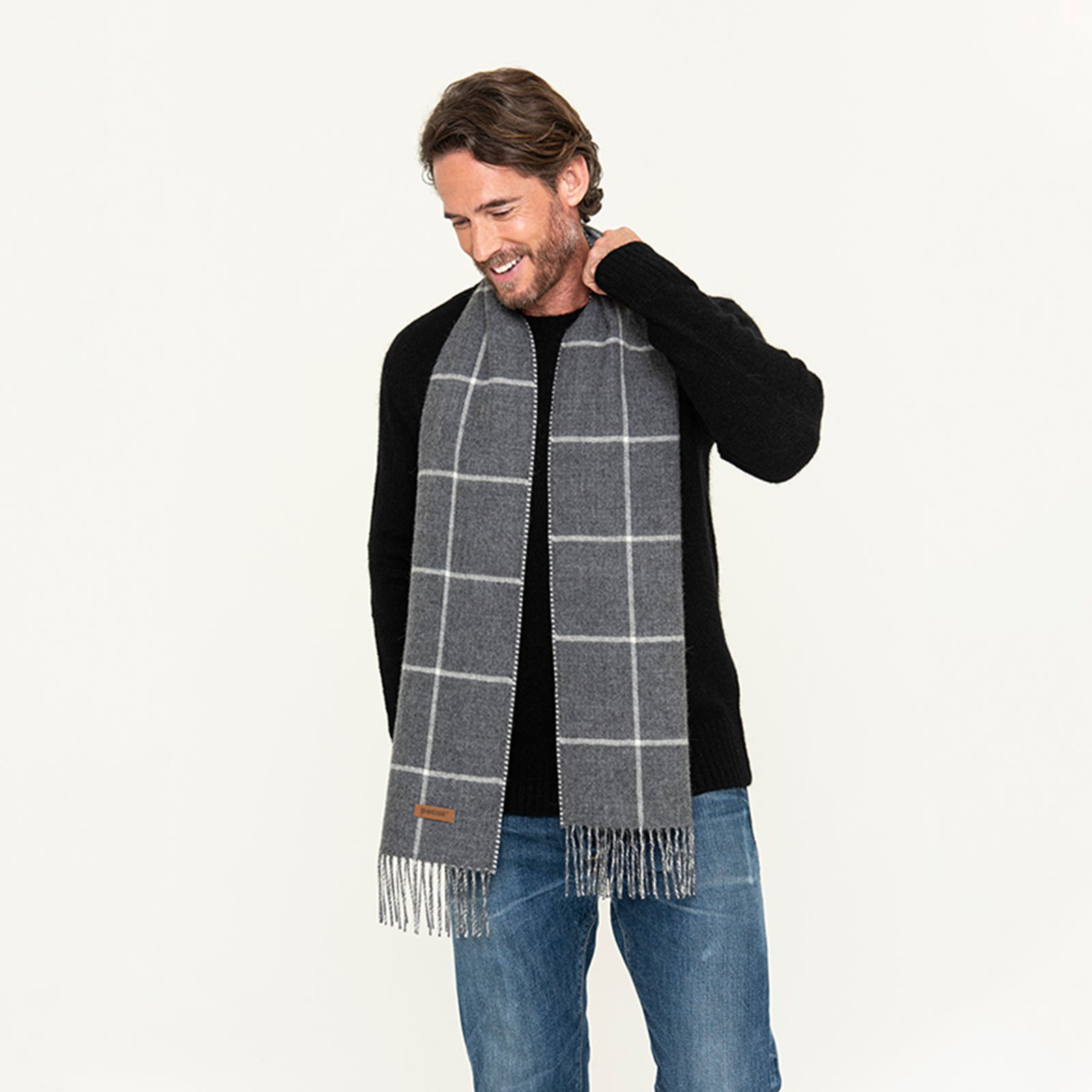 Pacas™ Inc. Men's Window Pane Scarf