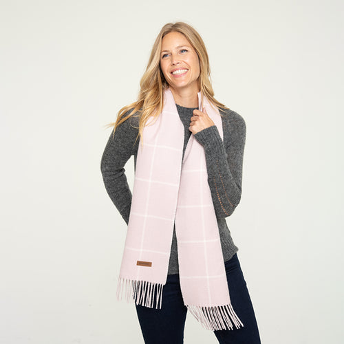 Women's Window Pane Scarf
