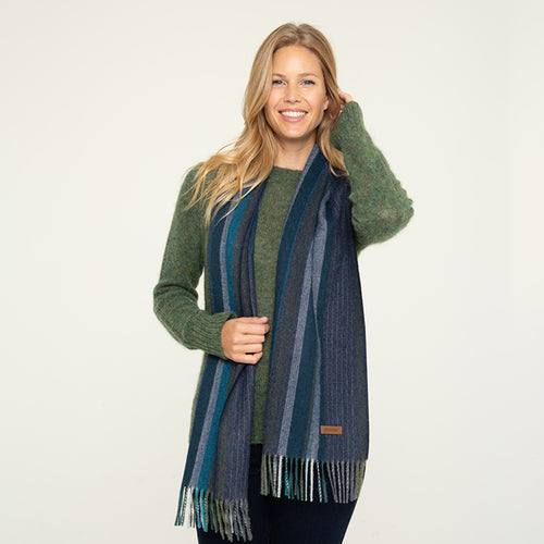 Women's Striped Scarf