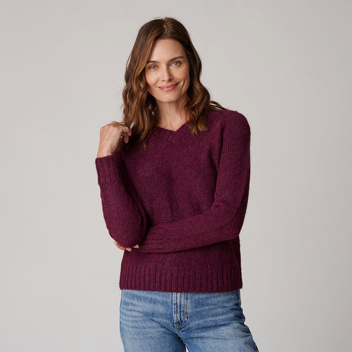 Women's V Neck Sweater