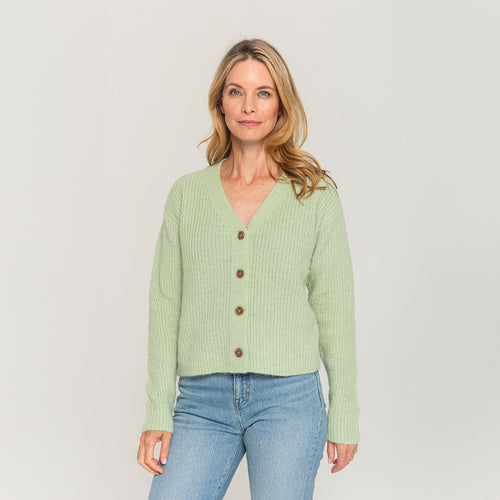 Women's Ribbed Cardigan Sweater
