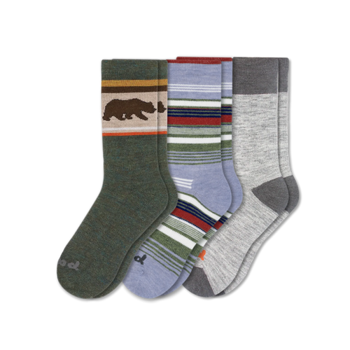 3 Pack - Men's Crew Pacas Socks