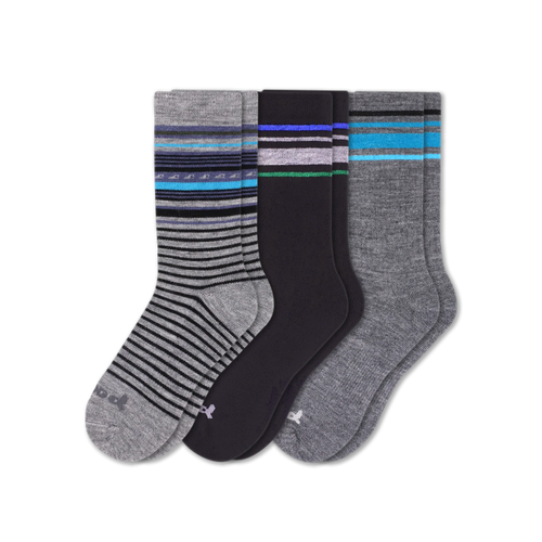 3 Pack - Men's Crew Pacas Socks