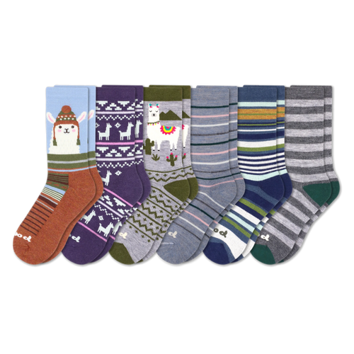 6 Pack - Women's Crew Pacas Socks