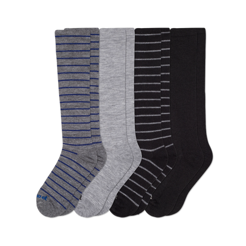 4 Pack - Men's Compression Socks
