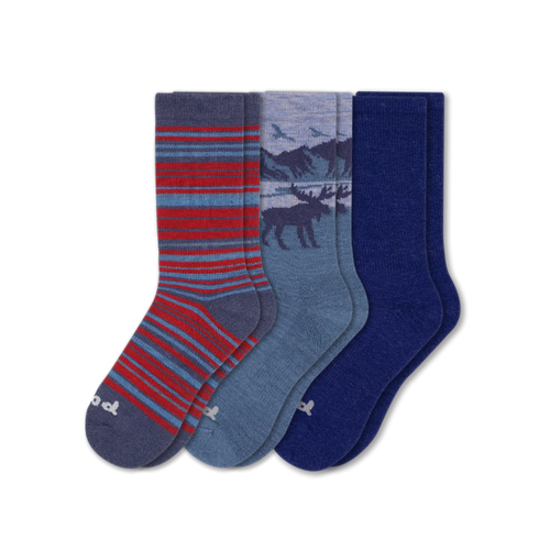 3 Pack - Men's Crew Pacas Socks