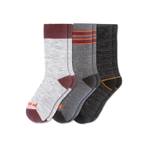 3 Pack - Men's Crew Pacas Socks