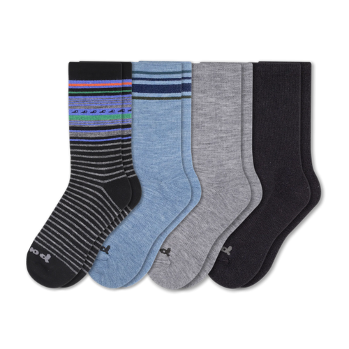 4 Pack - Men's Crew Pacas Socks