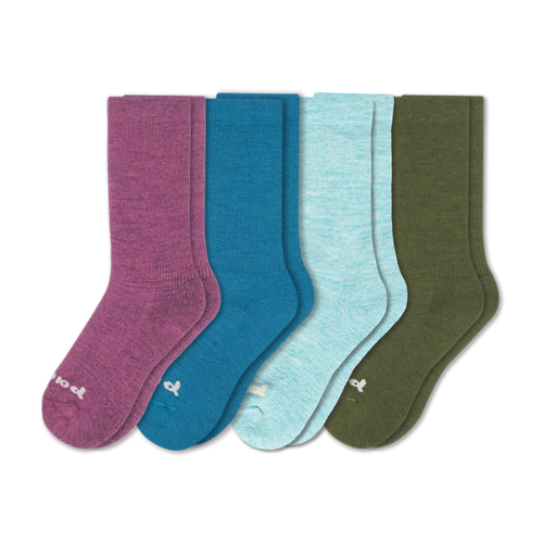4 Pack - Women's Crew Pacas Socks