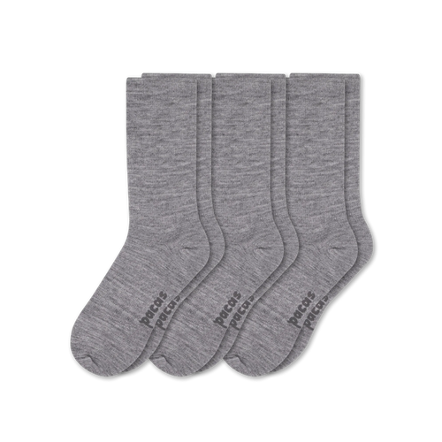 3 Pack - Men's Light-Weight Crew Pacas Socks