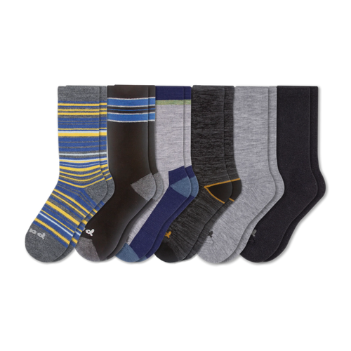 6 Pack - Men's Crew Pacas Socks