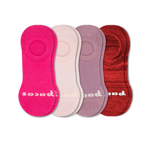 4 Pack - Women's No Show Socks