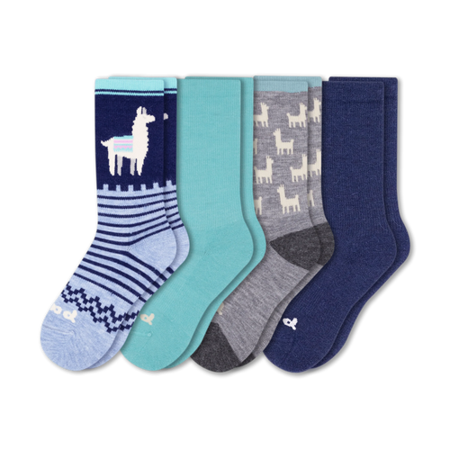 4 Pack - Women's Crew Pacas Socks