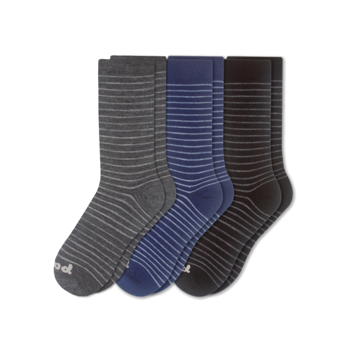 3 Pack - Women's Light-Weight Crew Pacas Socks