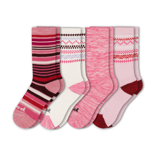 4 Pack - Women's Crew Pacas Socks