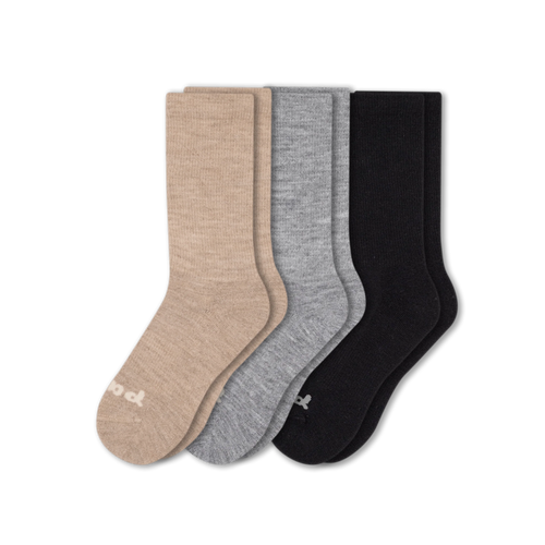 3 Pack - Women's Crew Pacas Socks