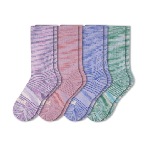 4 Pack - Women's Crew Pacas Socks