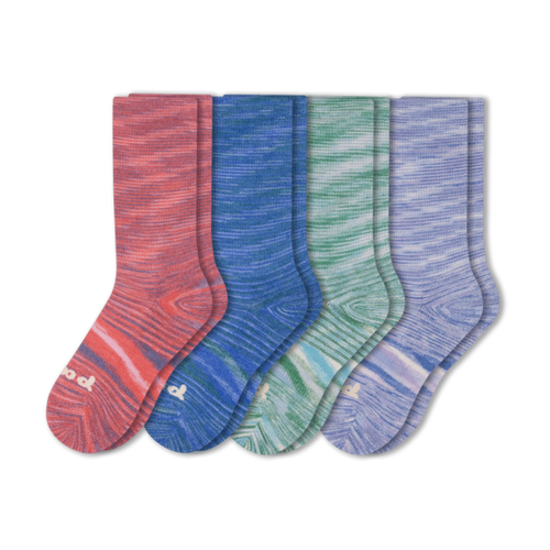 4 Pack - Women's Crew Pacas Socks