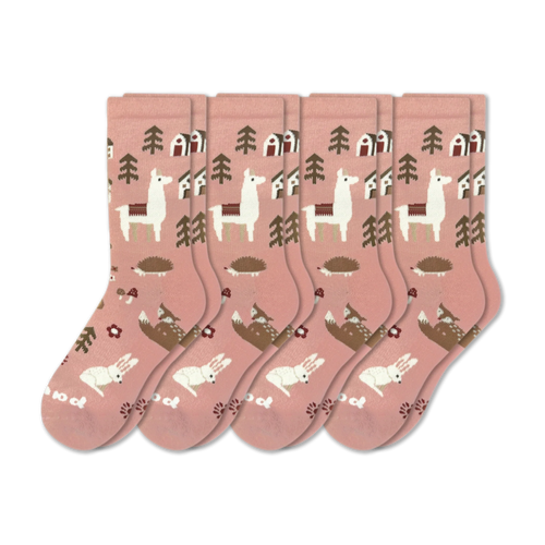 4 Pack - Women's Crew Pacas Socks