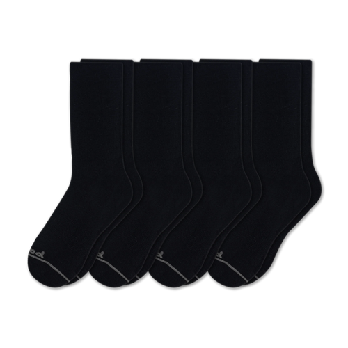 4 Pack - Women's Light-Weight Crew Pacas Socks