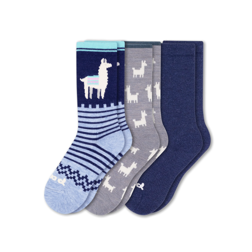 3 Pack - Women's Crew Pacas Socks