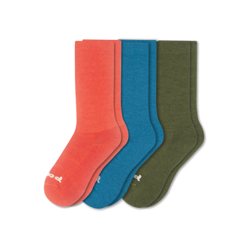 3 Pack - Women's Crew Pacas Socks