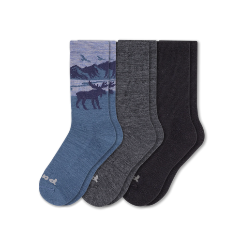 3 Pack - Men's Crew Pacas Socks
