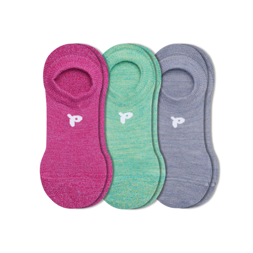 3 Pack - Women's No Show Socks