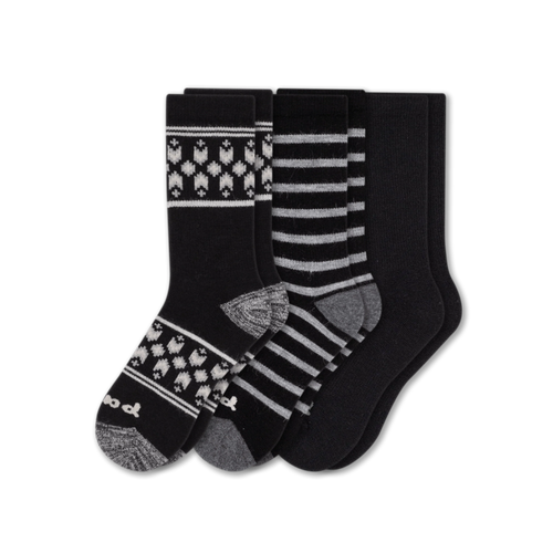 3 Pack - Women's Crew Pacas Socks
