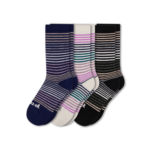 3 Pack - Women's Crew Pacas Socks