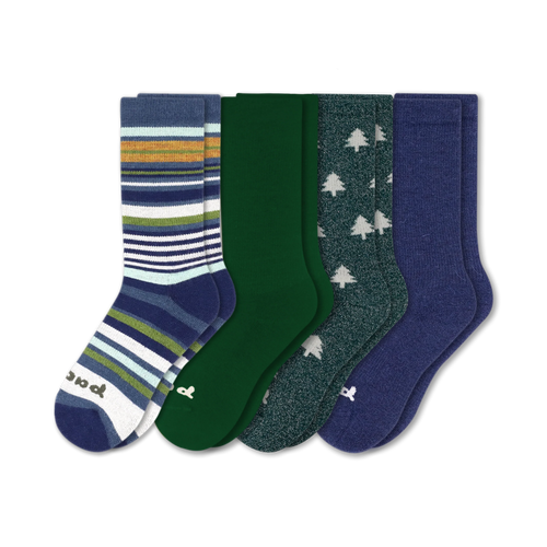 4 Pack - Women's Crew Pacas Socks