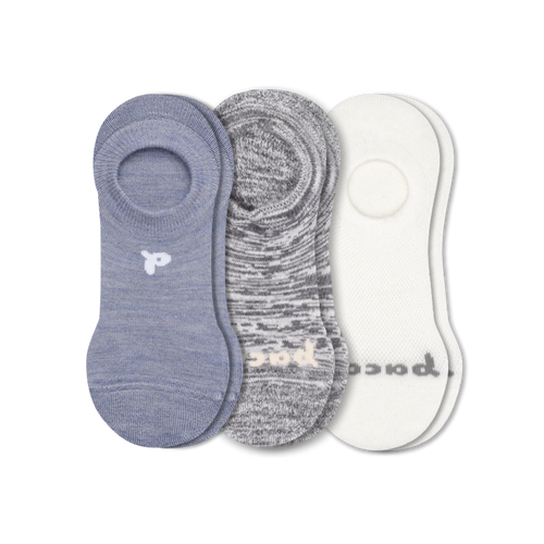 3 Pack - Women's No Show Socks