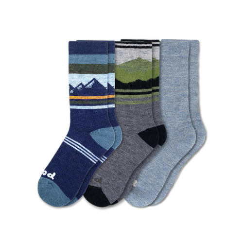 3 Pack - Men's Crew Pacas Socks