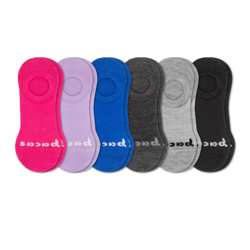 6 Pack - Women's No Show Socks