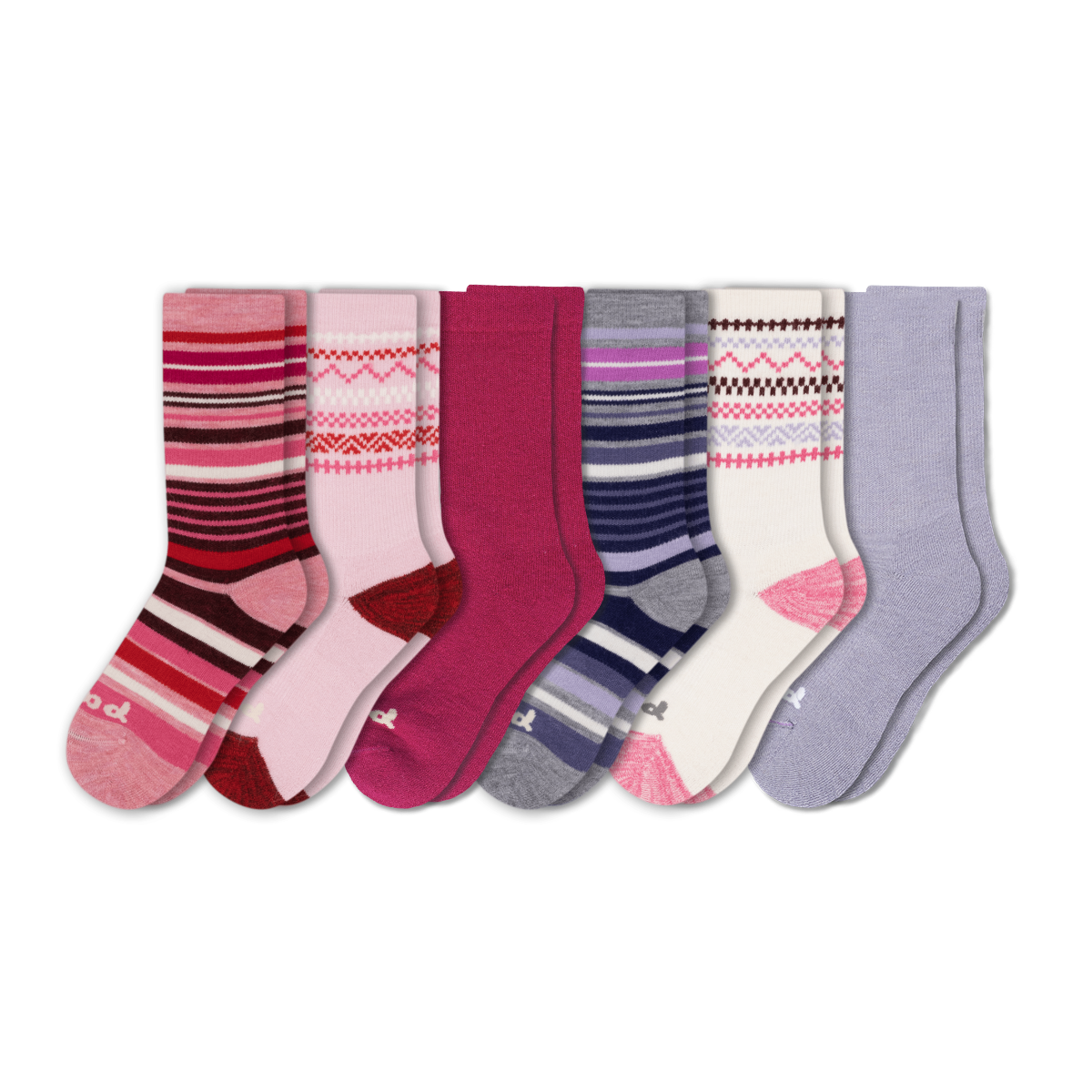 Pacas™ Inc. Pacas Women's Crew Socks With Alpaca Wool 6 Pack