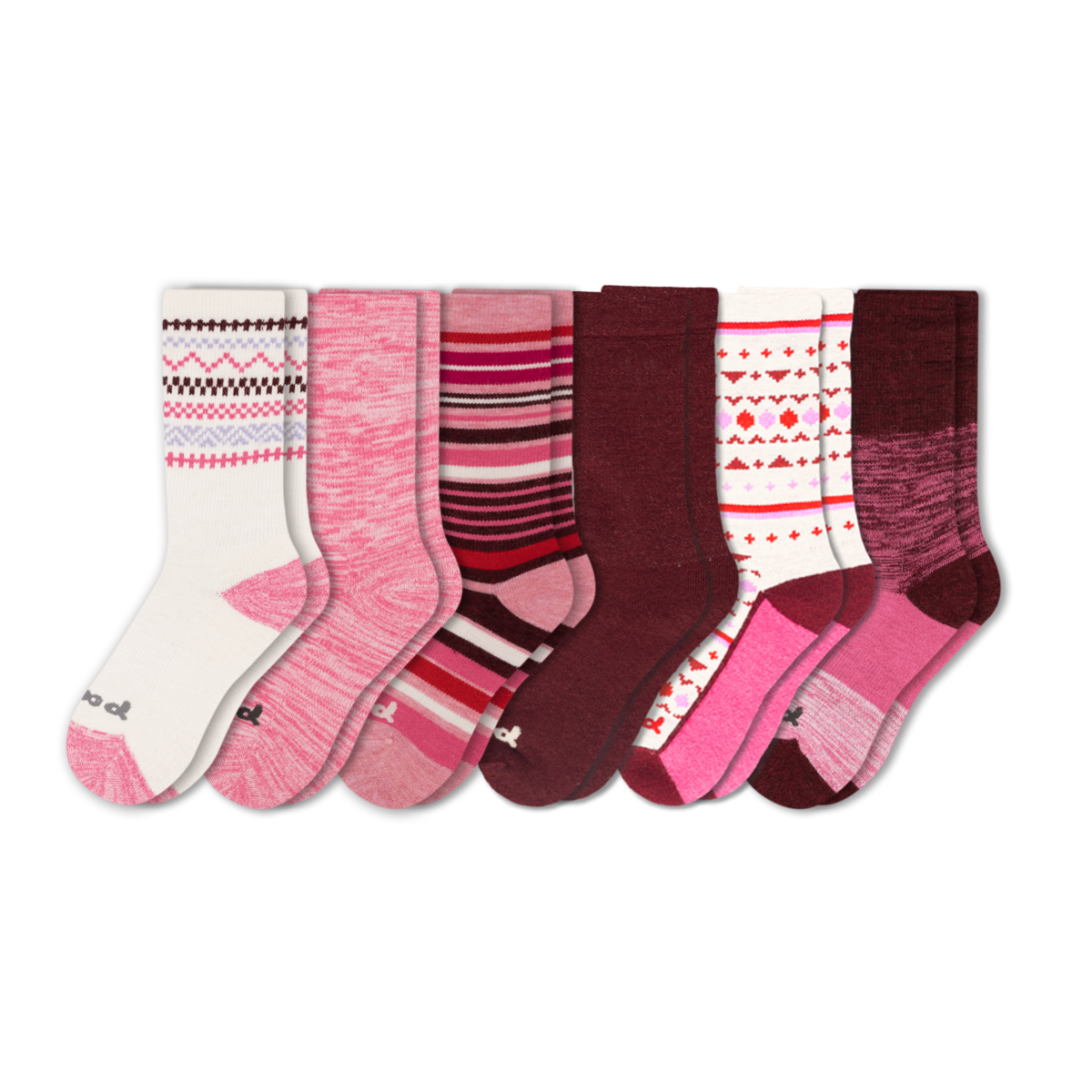 Pacas™ Inc. | Pacas Women's Crew Socks With Alpaca Wool - 6 Pack